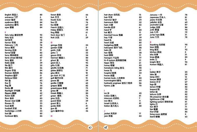 儿童英语图解1000词(104页PDF)