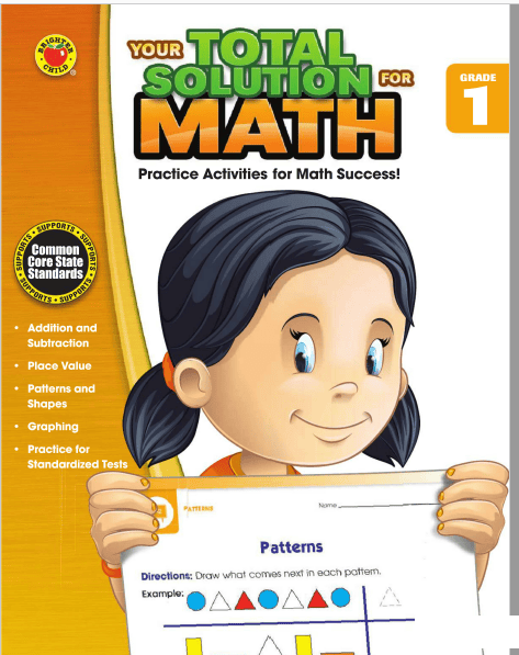 《Your Total Solution for Math》美国幼儿园小学生数学英文原版四册全彩（PDF）