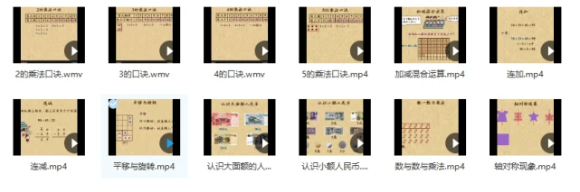 《乐乐课堂》小学数学1-6年级全十二册284个视频教程