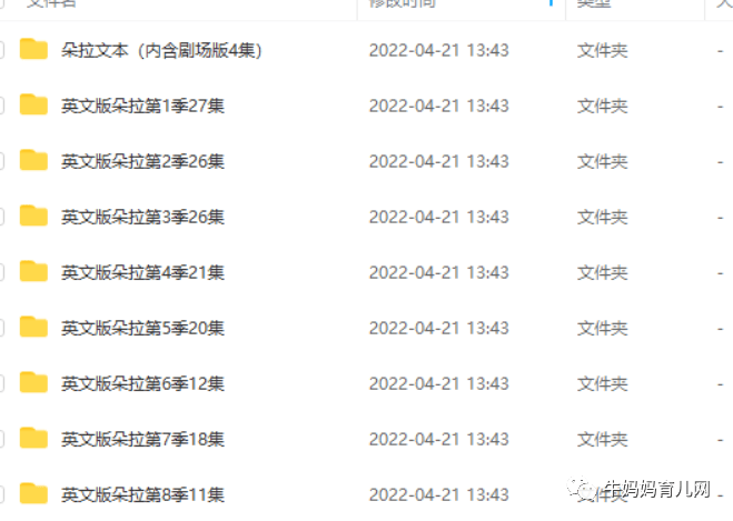 儿童通识英语《爱探险的朵拉》英文全8季+原版绘本+4部电影版