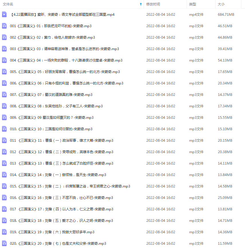 豆神大语文《四大名著320讲》重点知识笔记+配套音频课,成长经典