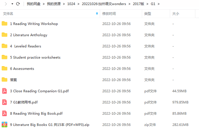 最新版!加州语文Wonders全套资源来了,含练习、PDF、音频等