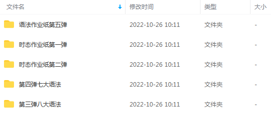 原版语法作业纸PDF可打印,英语语法全搞定!如此喜欢的语法彩色作业纸~