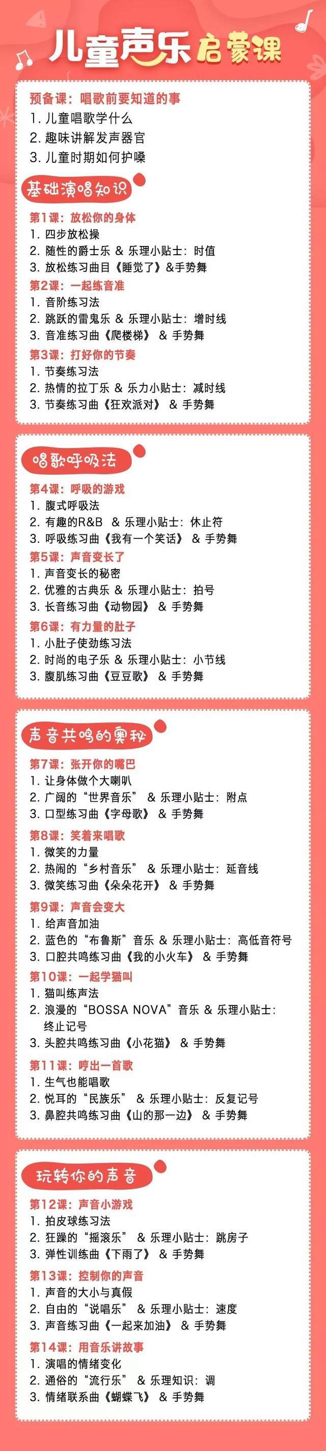 0基础儿童声乐启蒙课,科学系统练声,告别跑调吼式唱法