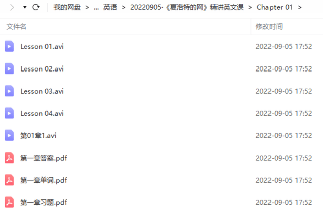 儿童文学名著《夏洛特的网》英文原版导读精讲视频(22章+练习)