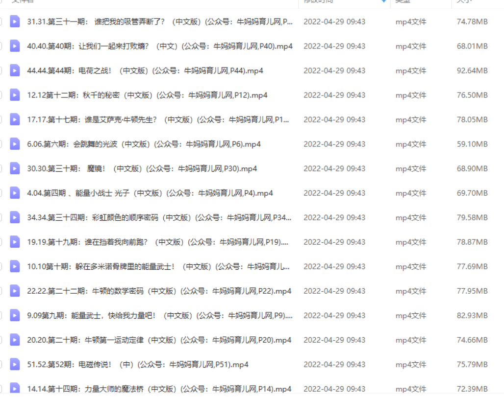 扎克伯格给女儿的科学启蒙课52集（英文版+中文版），很有趣