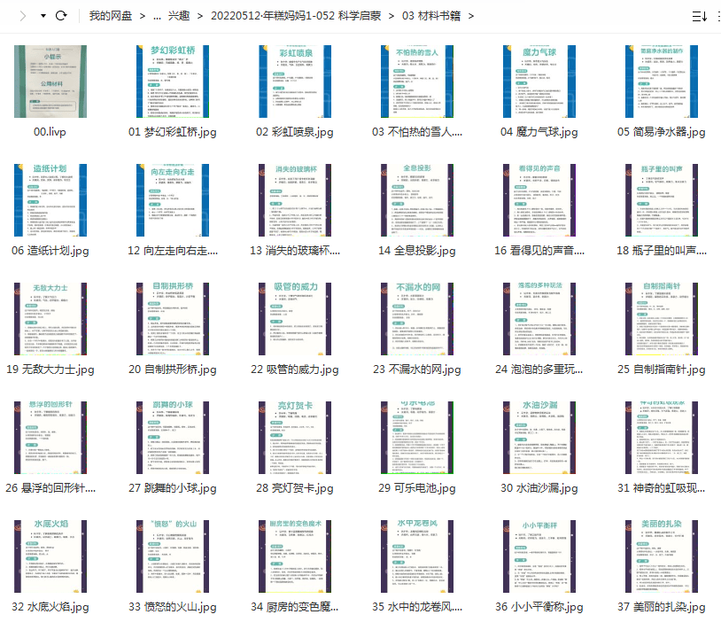 《孩子的第一堂科学启蒙课》视频课程全40集下载 适合2-8岁儿童
