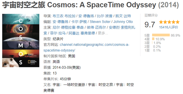 豆瓣9.7分！孩子必看的史诗级神作，带你感受宇宙级视觉盛宴