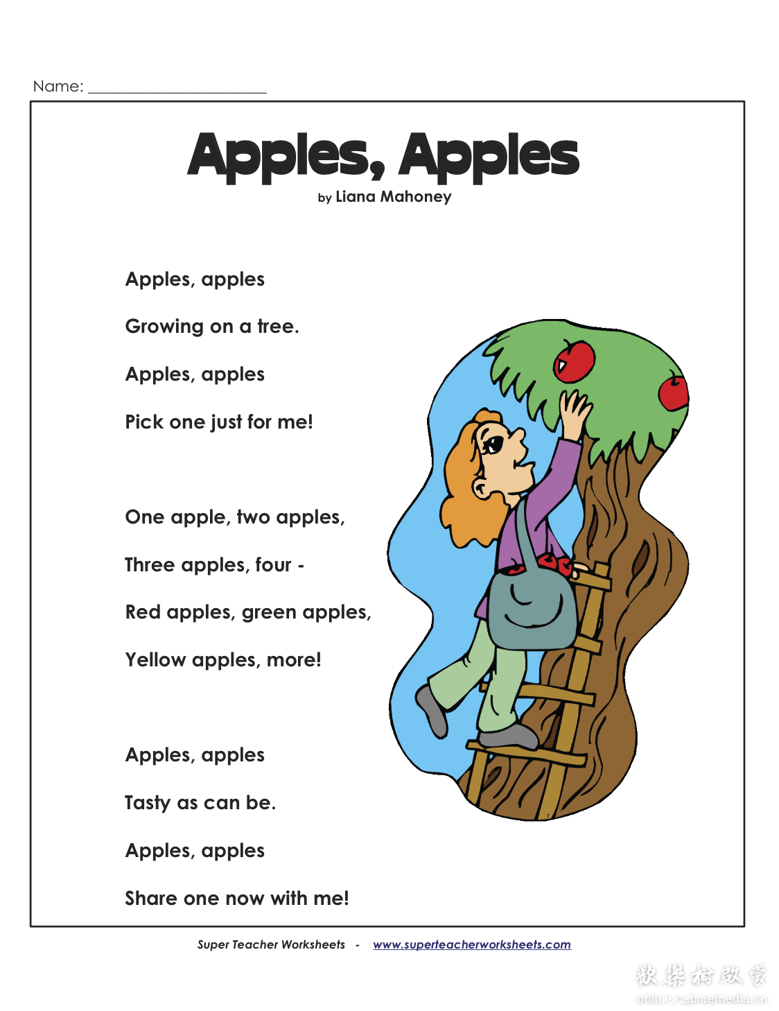 Super Teacher Worksheets G1-G5 美国小学原版阅读理解练习