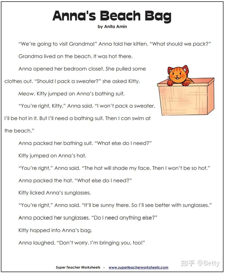 Super Teacher Worksheets G1-G5 美国小学原版阅读理解