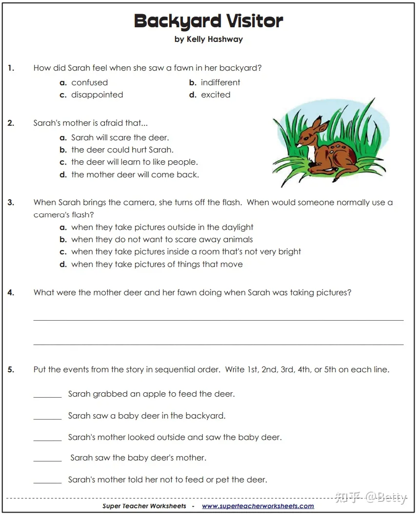 Super Teacher Worksheets G1-G5 美国小学原版阅读理解