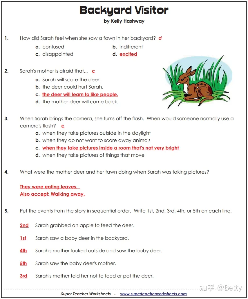 Super Teacher Worksheets G1-G5 美国小学原版阅读理解