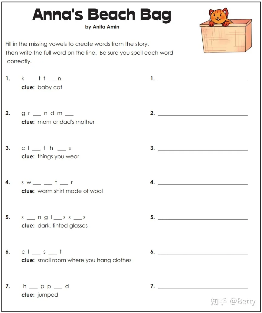 Super Teacher Worksheets G1-G5 美国小学原版阅读理解