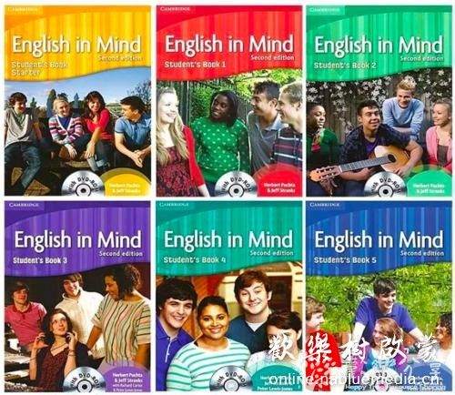 剑桥原版教材English In Mind第二版全套资料含学生书,练习册,教师书配套音频,教学软件