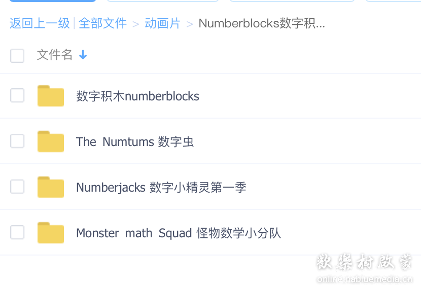 全套资源Numberblocks数字积木、The Numtums 数字虫（第一、二、三季）、Monster math Squad、Numberjacks 数字小精灵