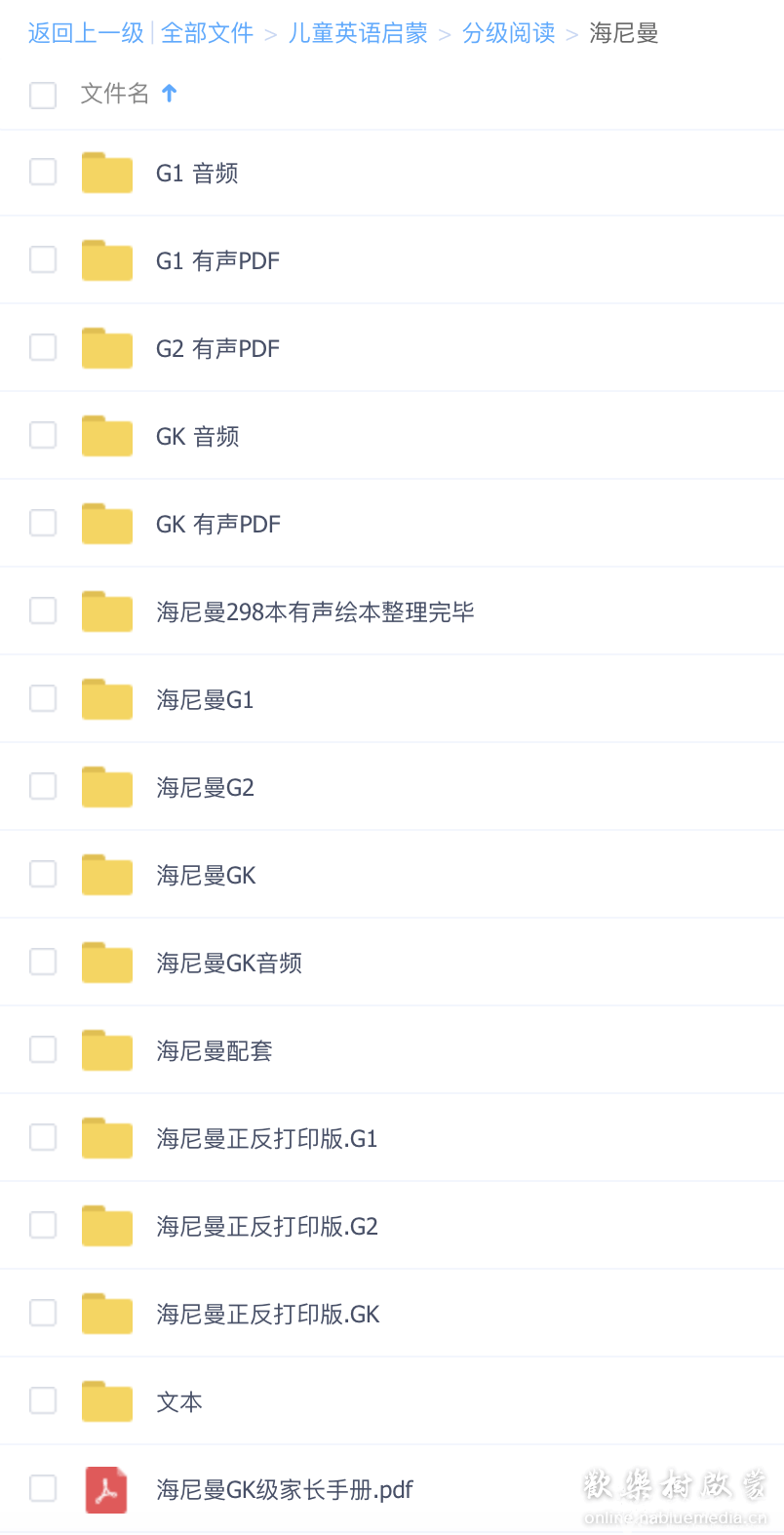 海尼曼<全套资源>+家长互动手册