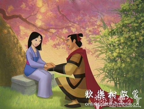 动画片 花木兰2 --包含视频，音频，台词可打印