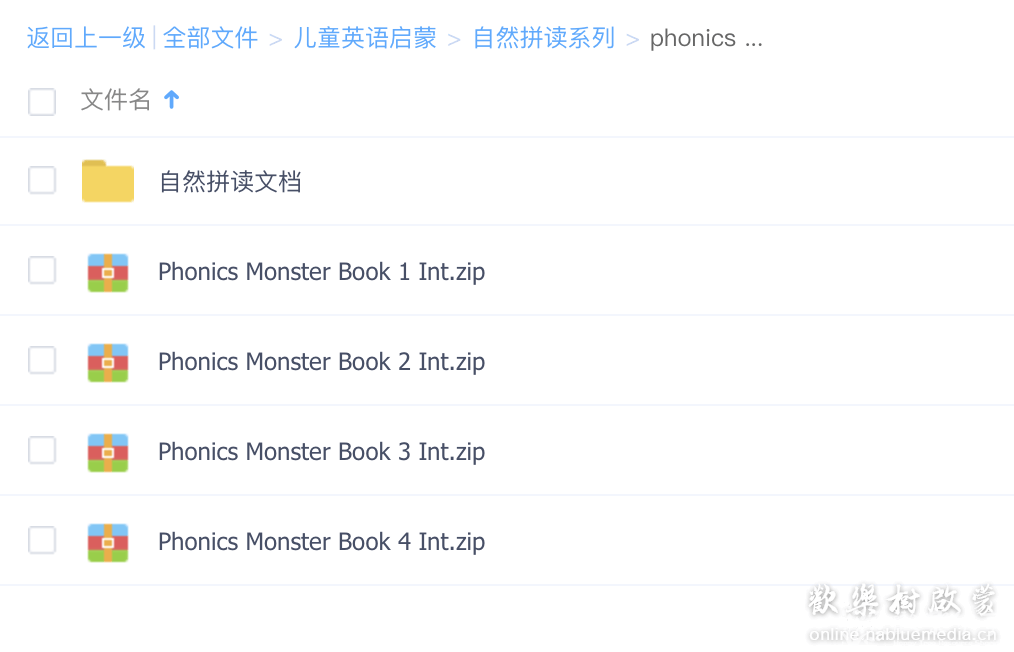 最全的Phonics monster 1-4所有资料+应用程序