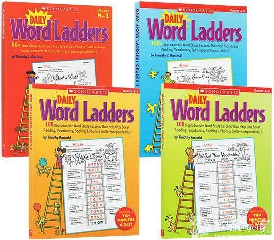 学乐每日英文单词阶梯练习Scholastic Daily Word Ladders 1-6级别