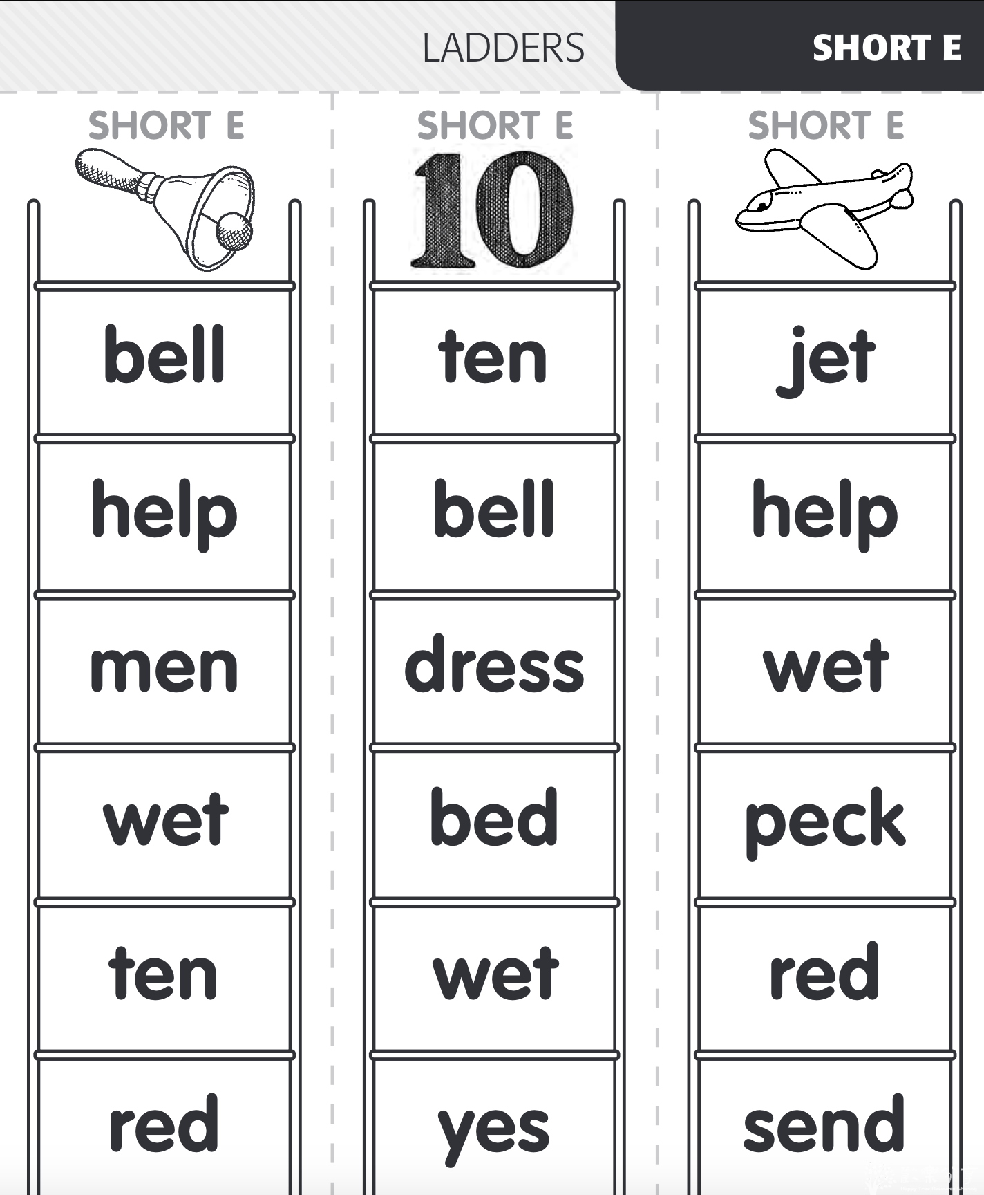 Scholastic 自然拼读教材 Phonics Bingo Ladders GK-2