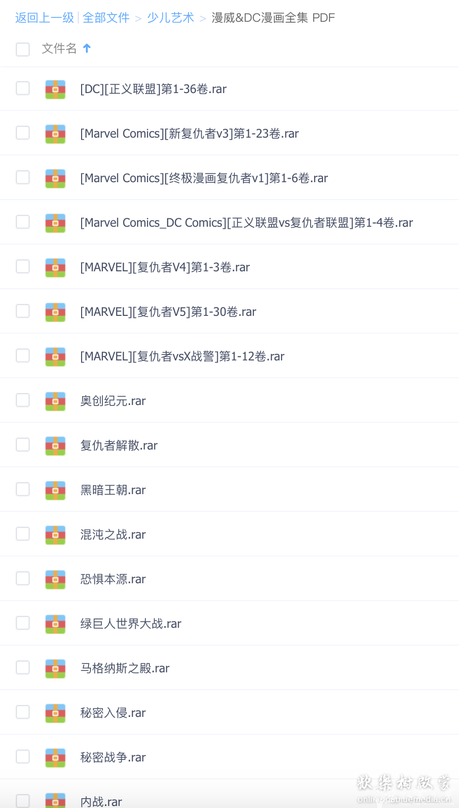 漫威&DC漫画全集 PDF