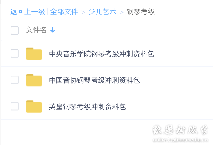 英皇/音协/中央音乐学院钢琴考级资源