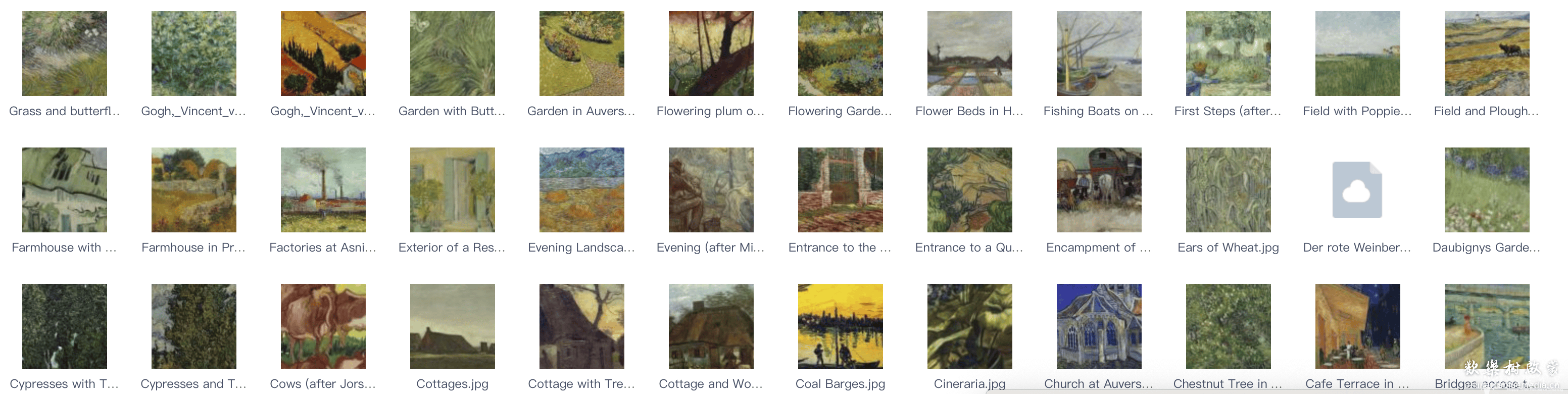 可能是史上最全的梵高合集