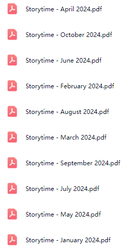 Storytime-故事时间杂志2024年1月–10月合集(PDF)