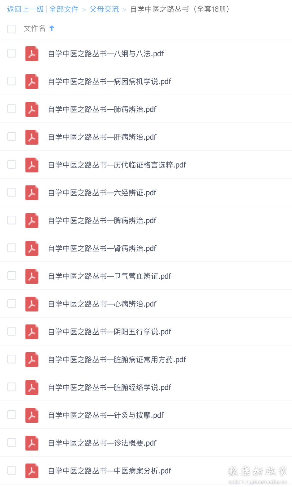 自学中医之路丛书（全套16册）