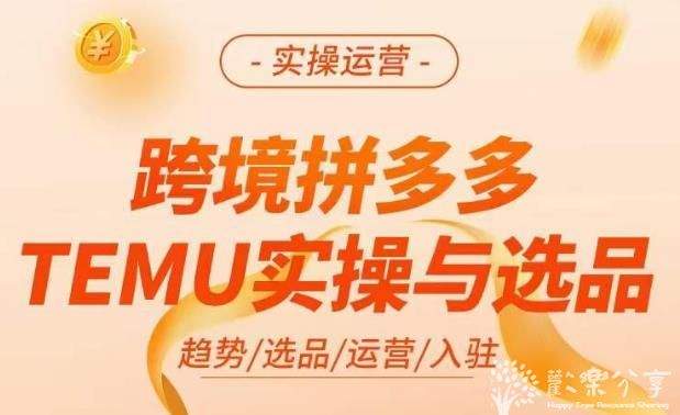 依然自媒体, 跨境拼多多TEMU实操与选品选品避坑12条标准爆款底层思路