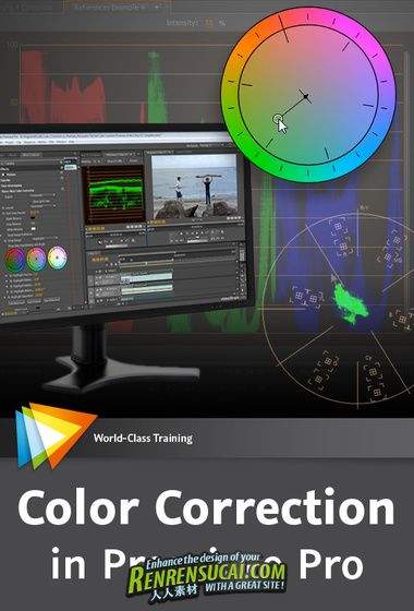 《Premiere色彩校正技法视频教程》video2brain Color Correction in Premiere Pro English