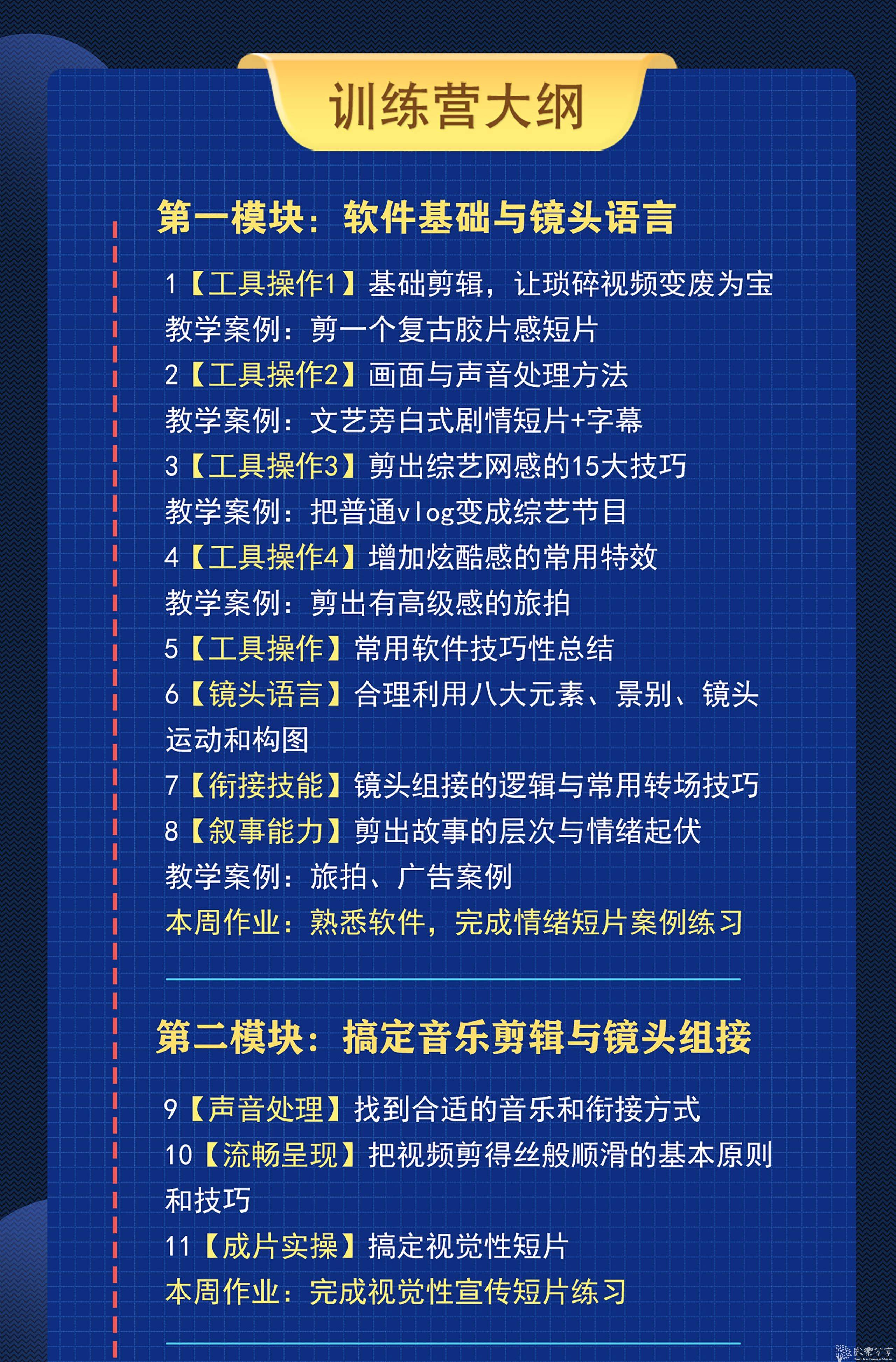 剪辑思维训练营-南门录像厅