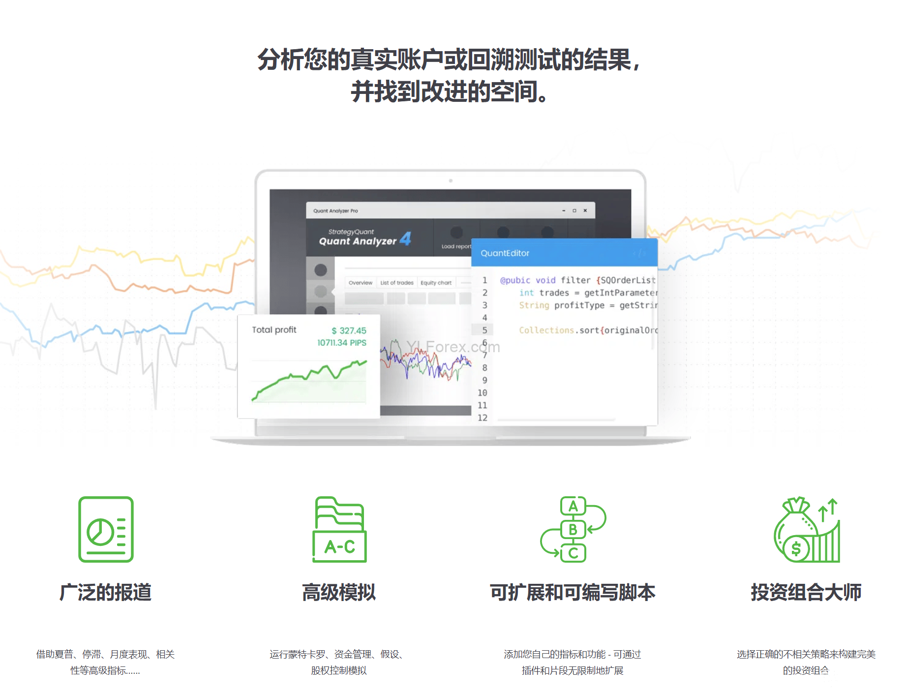 QuantAnalyzer v4.90.10 破解版，量化交易分析软件，EA策略分析利器