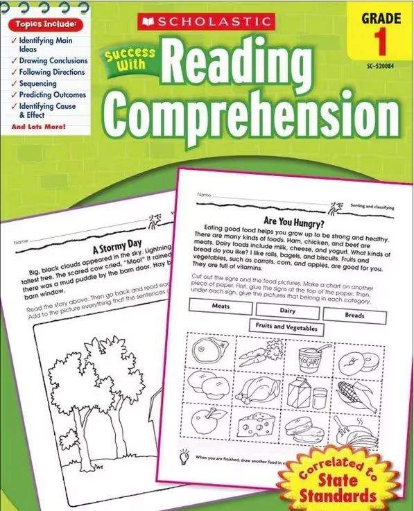 学乐必赢阅读1-5年级 Success With Reading Comspanhension G1-G5(PDF)