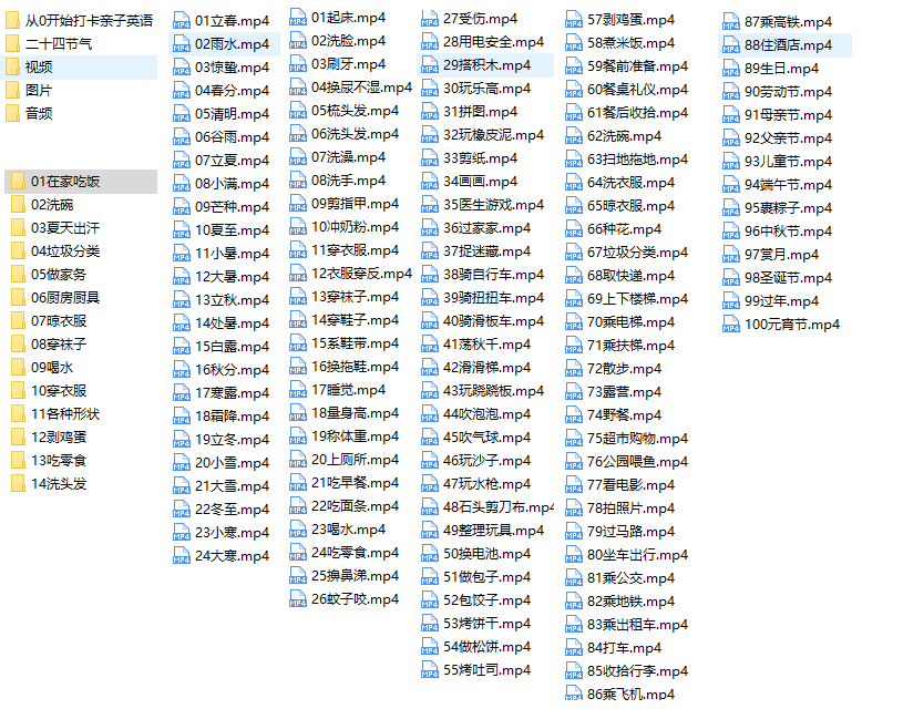 幼儿情景英语（音视频+PDF）
