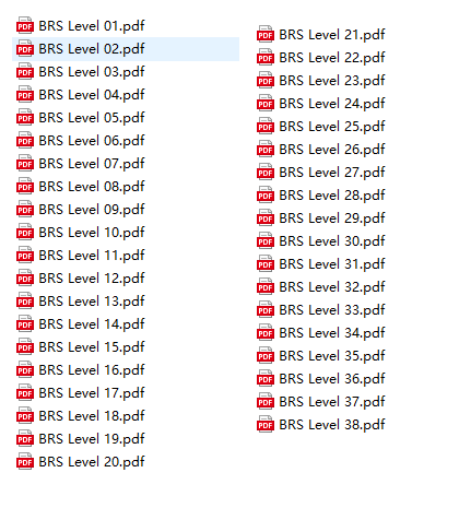 早晚朗读英语分级资料《Beginning Reader Stories (1-38级) 》(PDF)